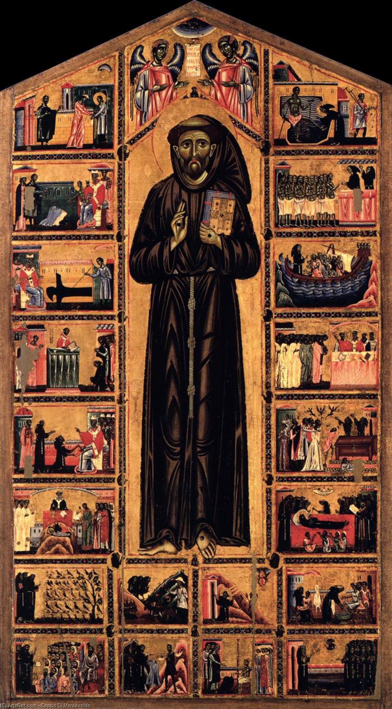 St Francis And Twenty Episodes From His Life — Coppo Di Marcovaldo