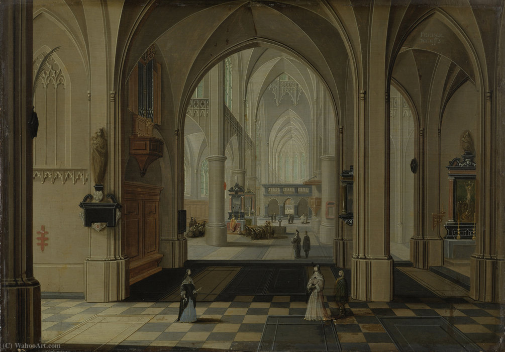 Een Kerkinterieur — Peeter The Younger Neeffs