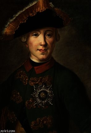Portrait Of Tsar Peter Iii — Fyodor Stepanovich Rokotov
