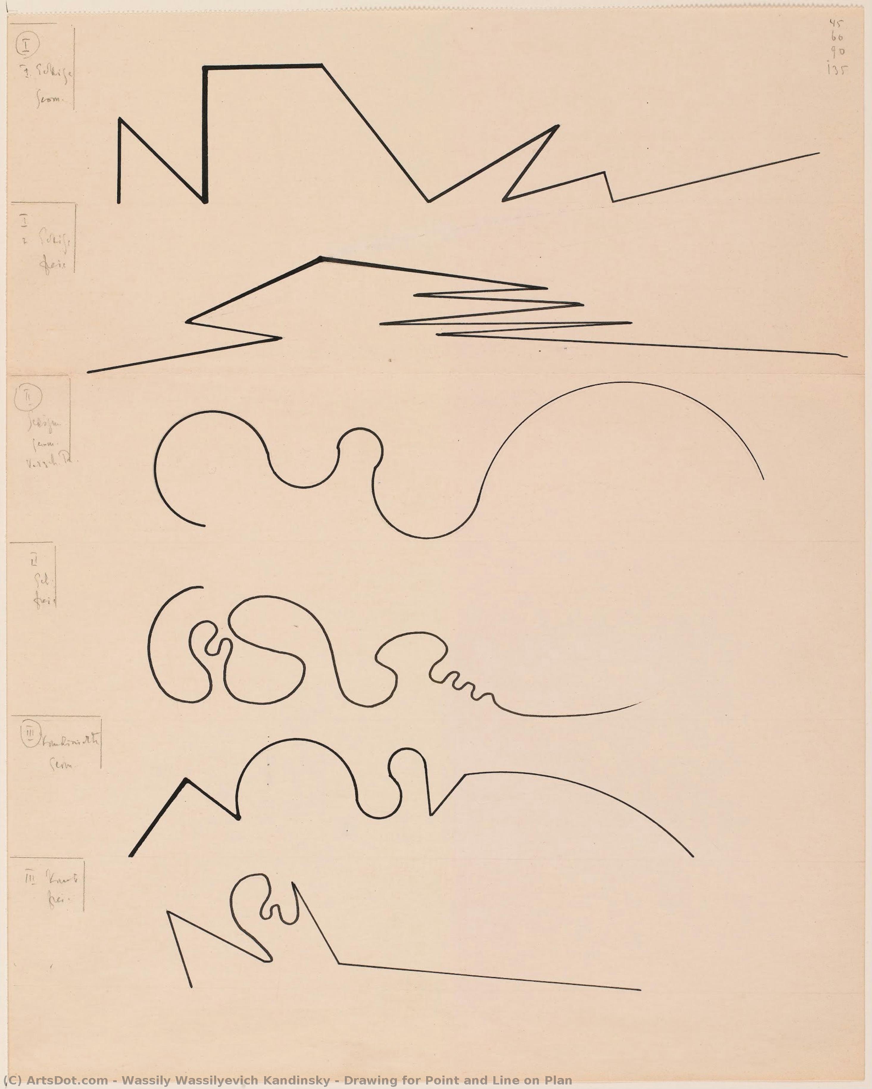 Drawing For Point And Line On Plan — Wassily Wassilyevich Kandinsky