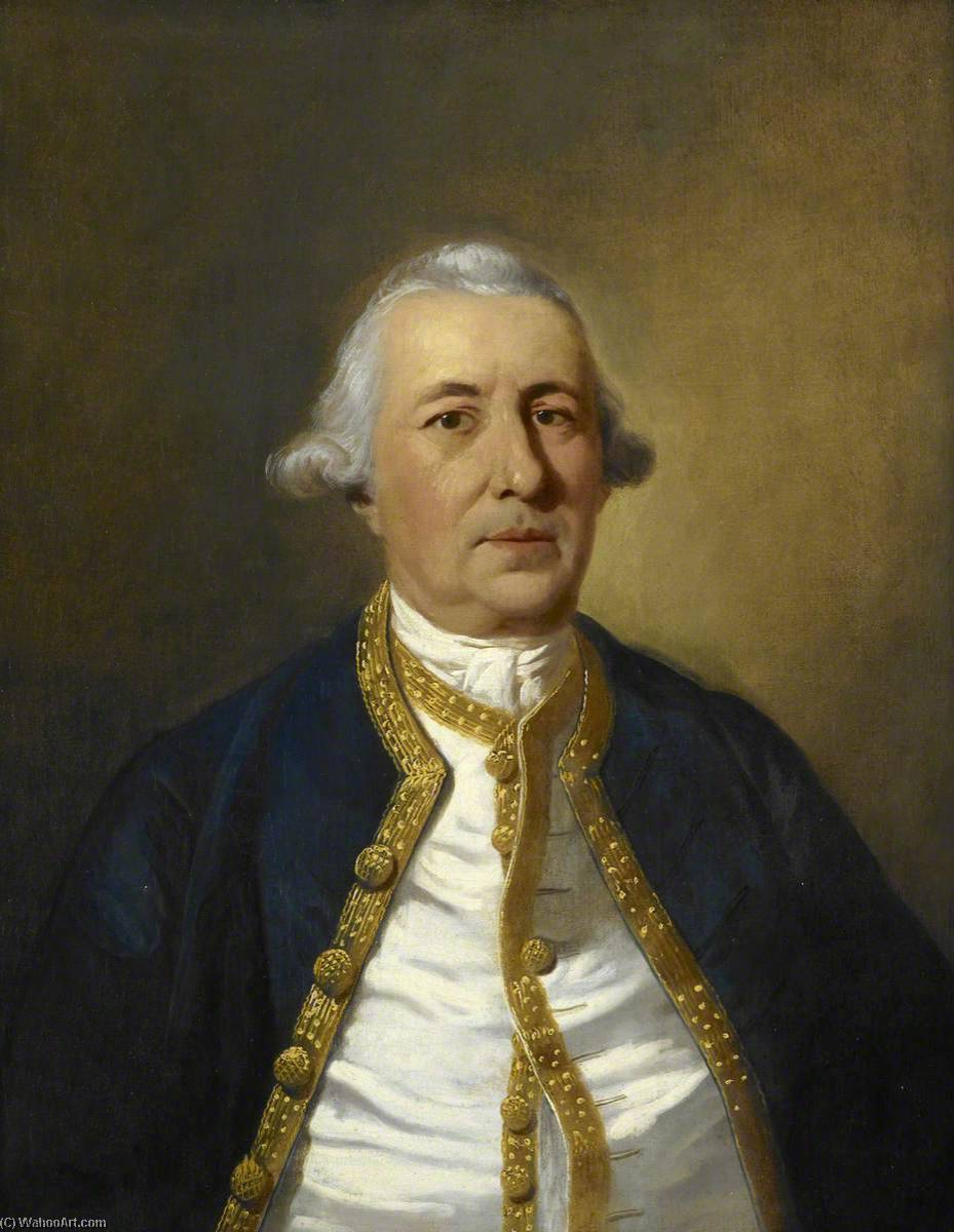 Captain Peter Marriette, Ship's Captain — Tilly Kettle