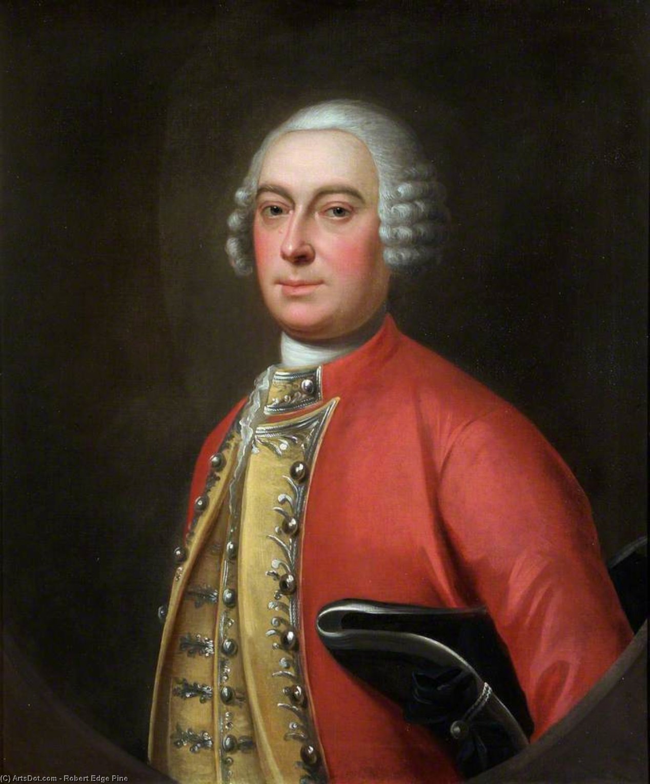 Portrait Of A Packet Ship Officer — C Robert Edge Pine