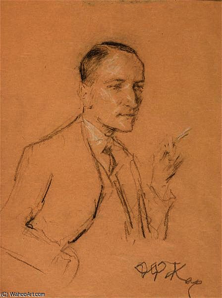 Man Smoking — Thalia Flora Karavia
