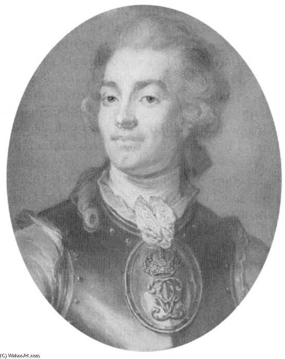 Portrait Of Baron Adolf Ludvig Stierneld — Gustaf Lundberg
