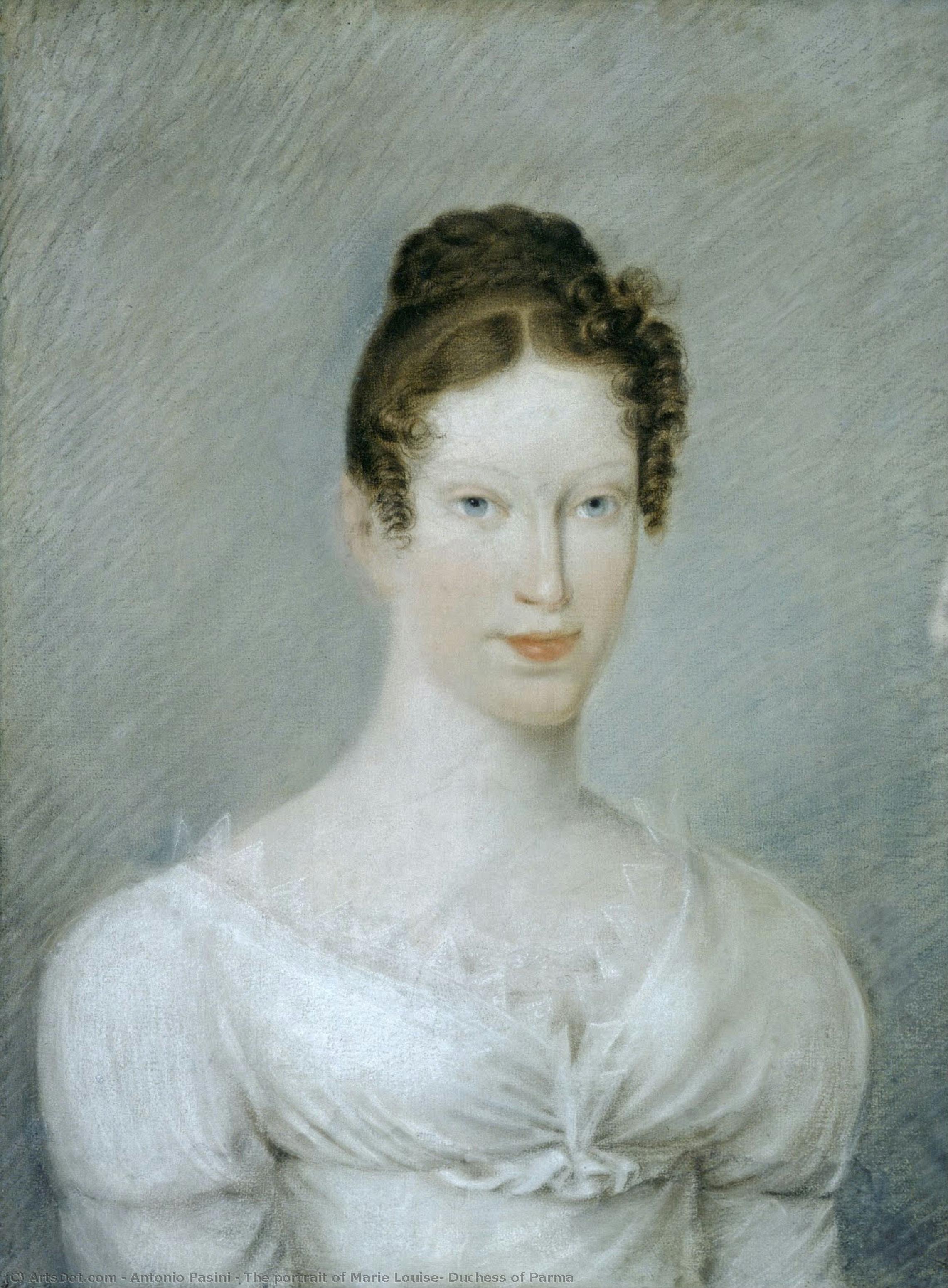 The Portrait Of Marie Louise, Duchess Of Parma — Antonio Pasini