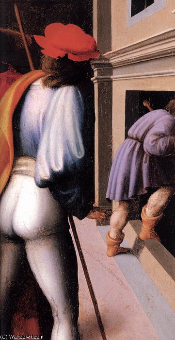 Scenes From The Story Of Joseph The Arrest Of His Brethren (detail) — Francesco D'ubertino Verdi (bacchiacca)