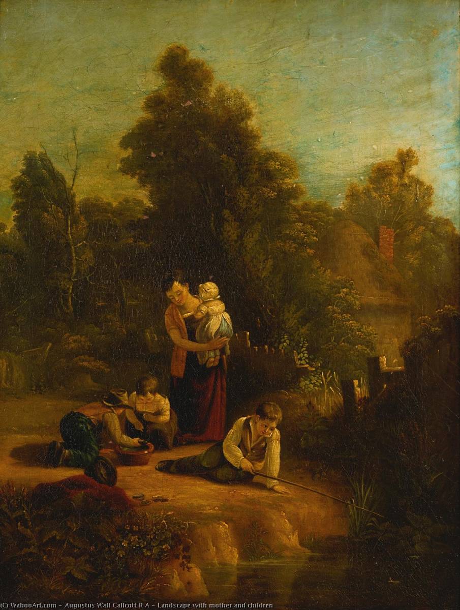 Landscape With Mother And Children — Sir Augustus Wall Callcott