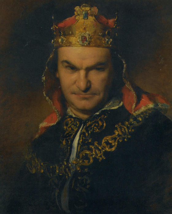 Portrait Of The Actor Bogumil Dawson As Richard Iii — Friedrich Ritter Von Amerling