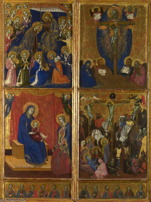 Scenes Of The Virgin; The Trinity; The Crucifixion — Barnaba De Módena
