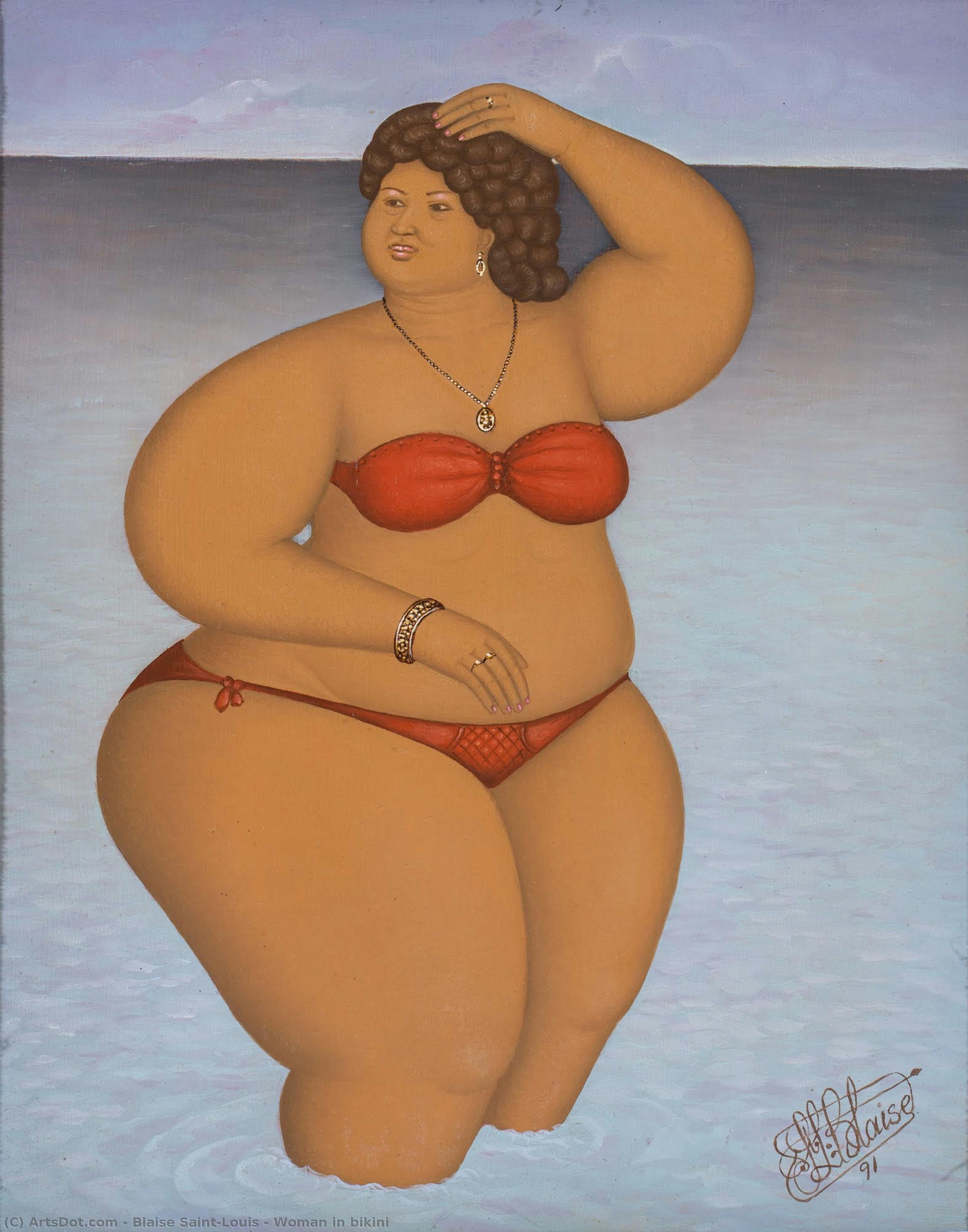Woman In Bikini — Blaise Saint-louis
