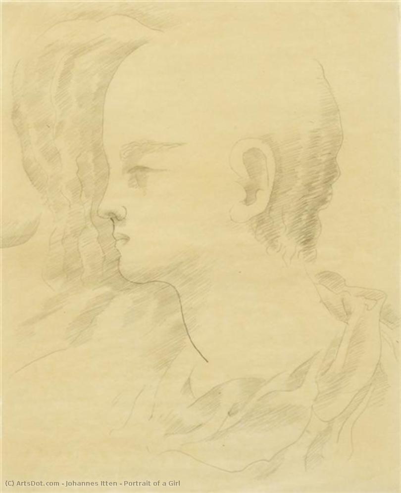 Portrait Of A Girl — Johannes Itten