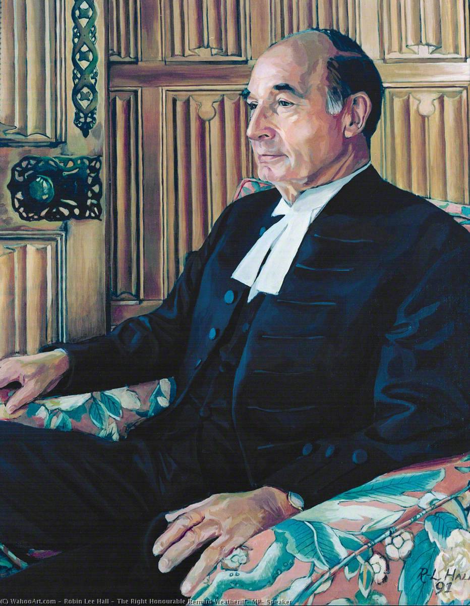 The Right Honourable Bernard Weatherill, Mp, Speaker — Robin Lee Hall