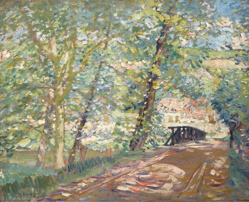 The Bridge To The Artist's House, (1911) — Karl Albert Buehr