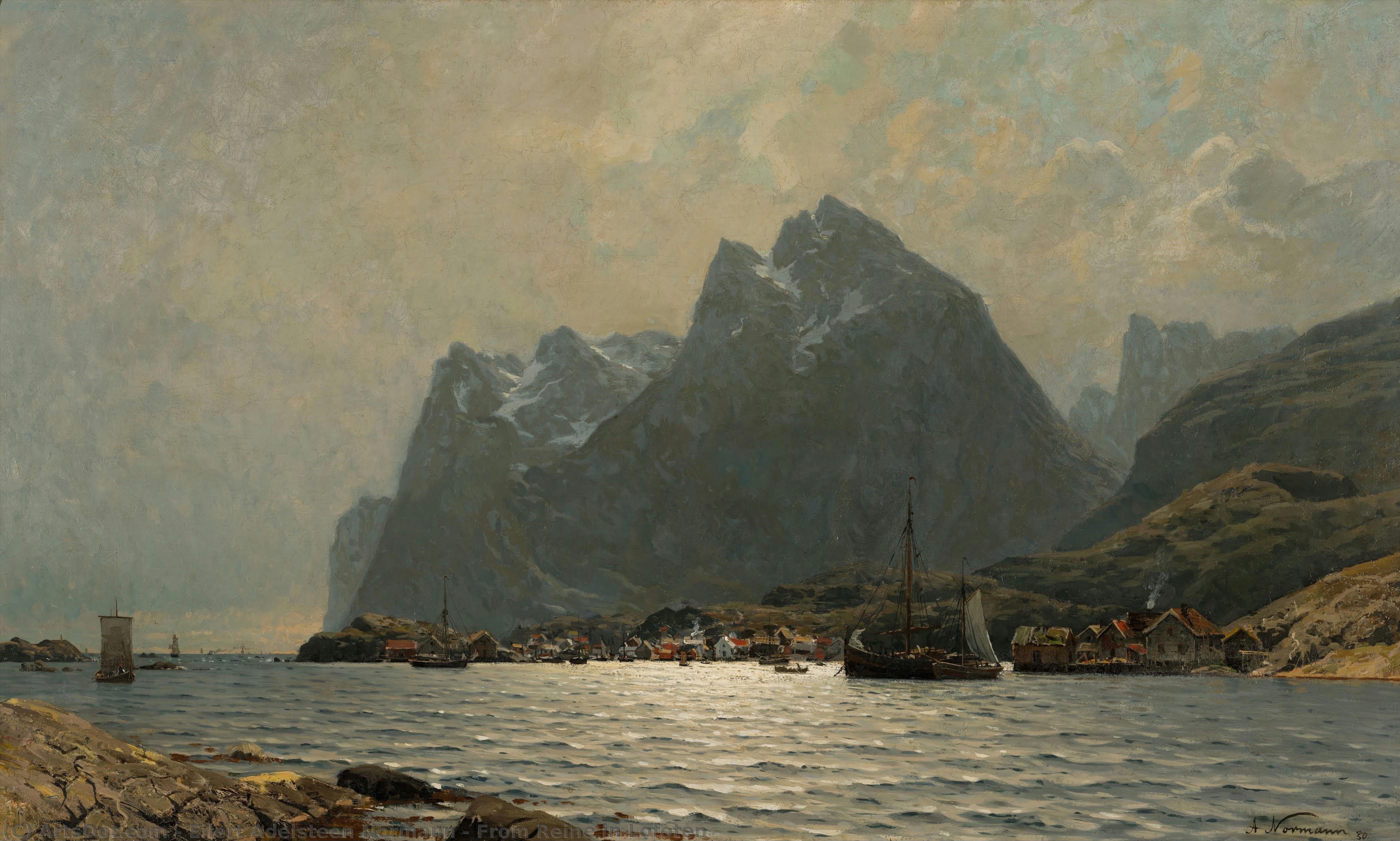 From Reine In Lofoten — Eilert Adelsteen Normann