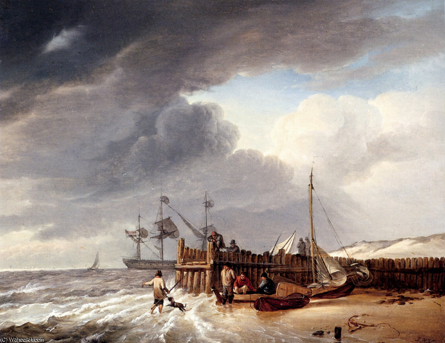 Koekoek Johannes Hermanus On The Beach — Йоганнес Германус Коеккоек