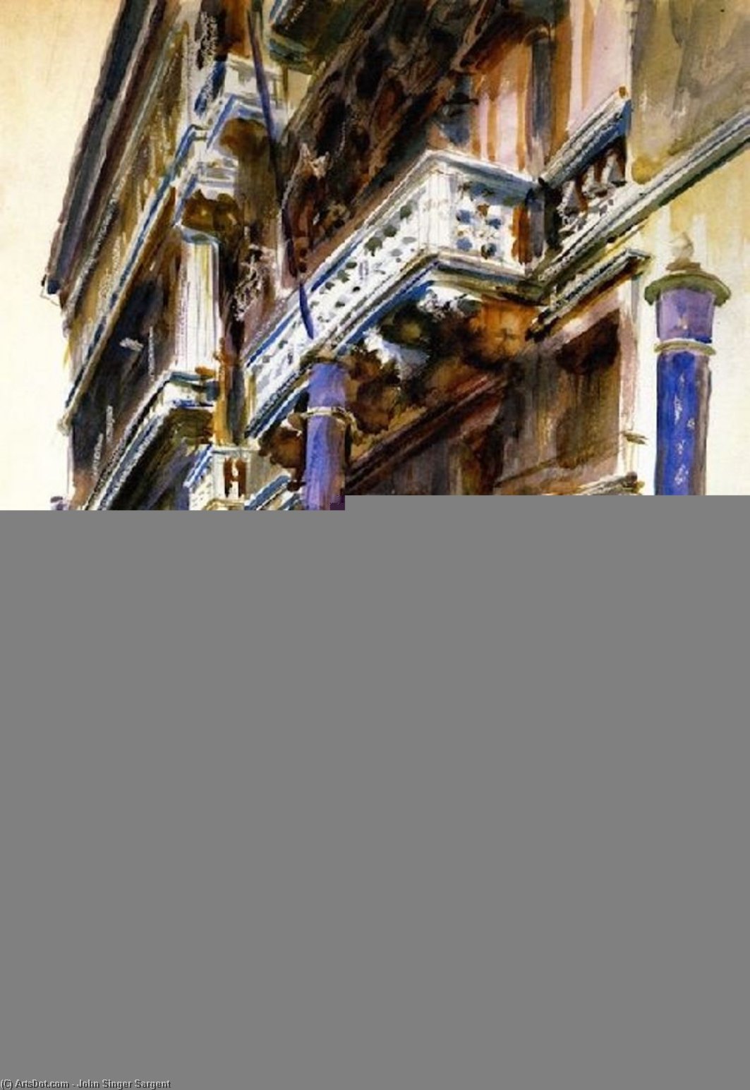 Palazzo Corner Contarini Dai Cavalli (also Known As A Venetian Palace) — John Singer Sargent