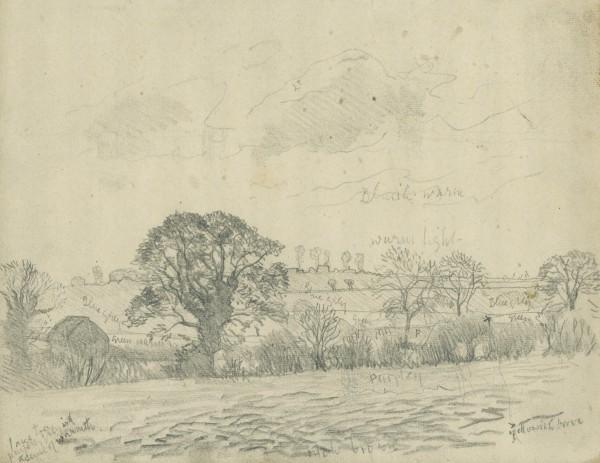Landscape Study, Relating To 'potato Harvest' — Sir George Clausen
