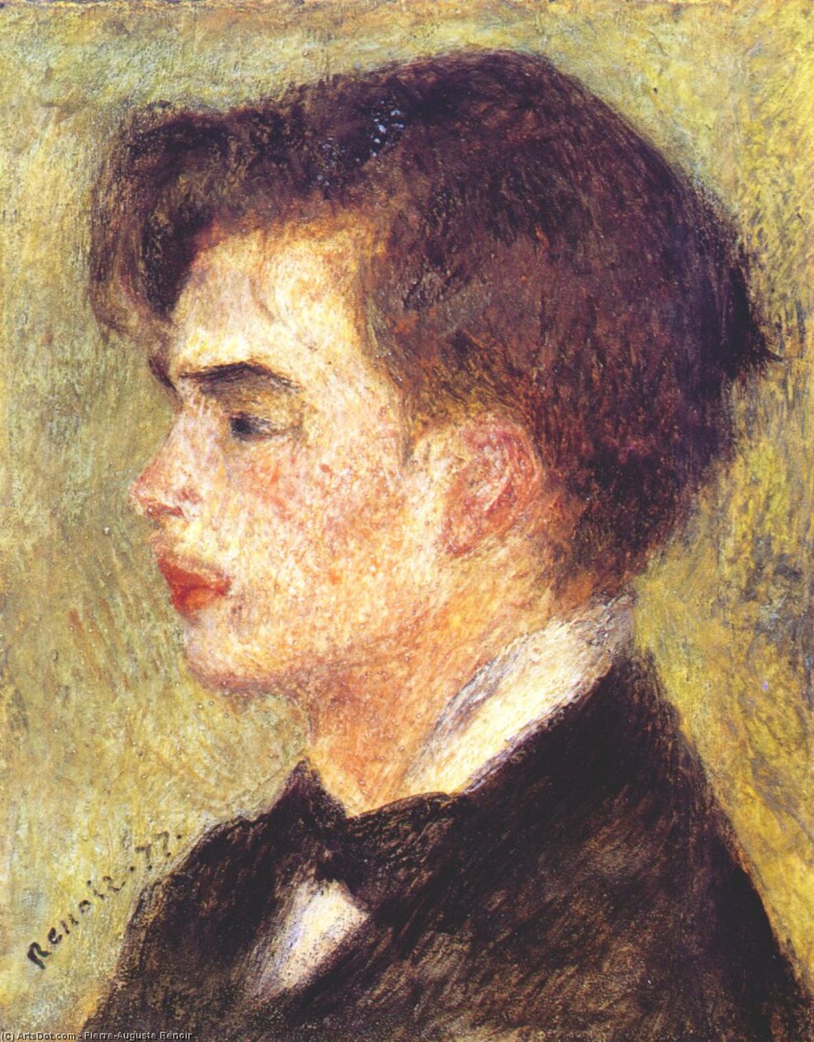 Portrait Of Georges Riviere — Pjer Ogist Renoar