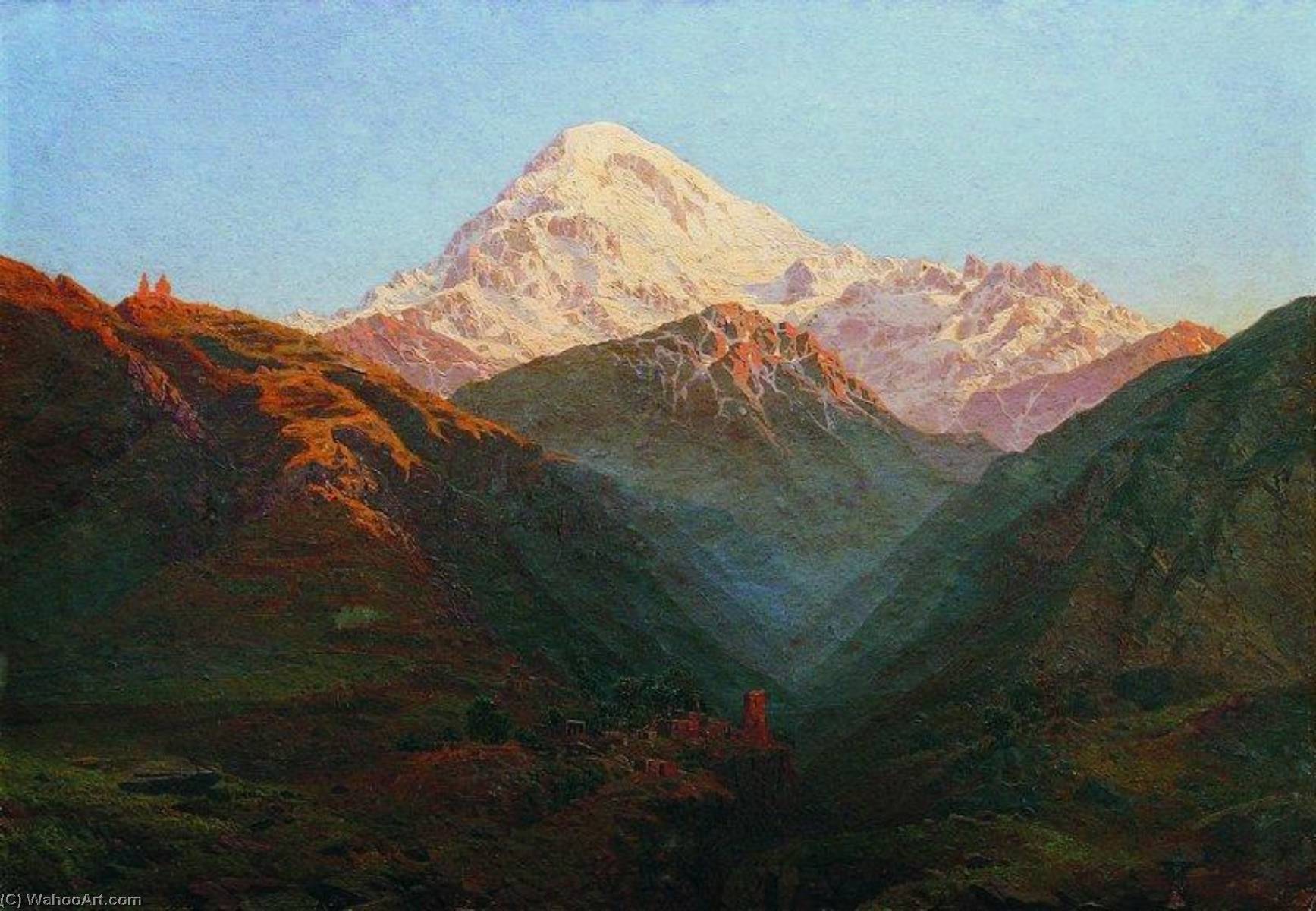 A Mountain Landscape — Ilya Nikolaevich Zankovsky