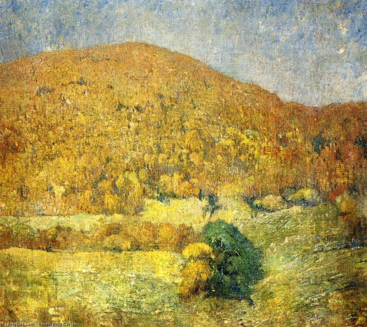 Landscape, Orange Mountain — ソレン・エミル・カールセン
