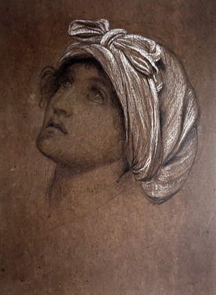 Study For The Head Of A Dancer — Sir William Blake Richmond