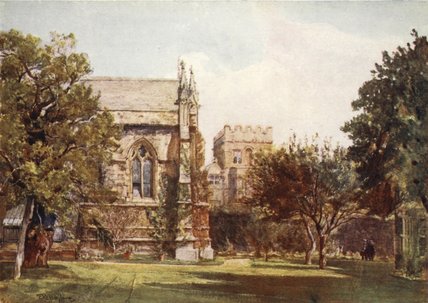 University College, Private Garden Of The Master — John Fulleylove