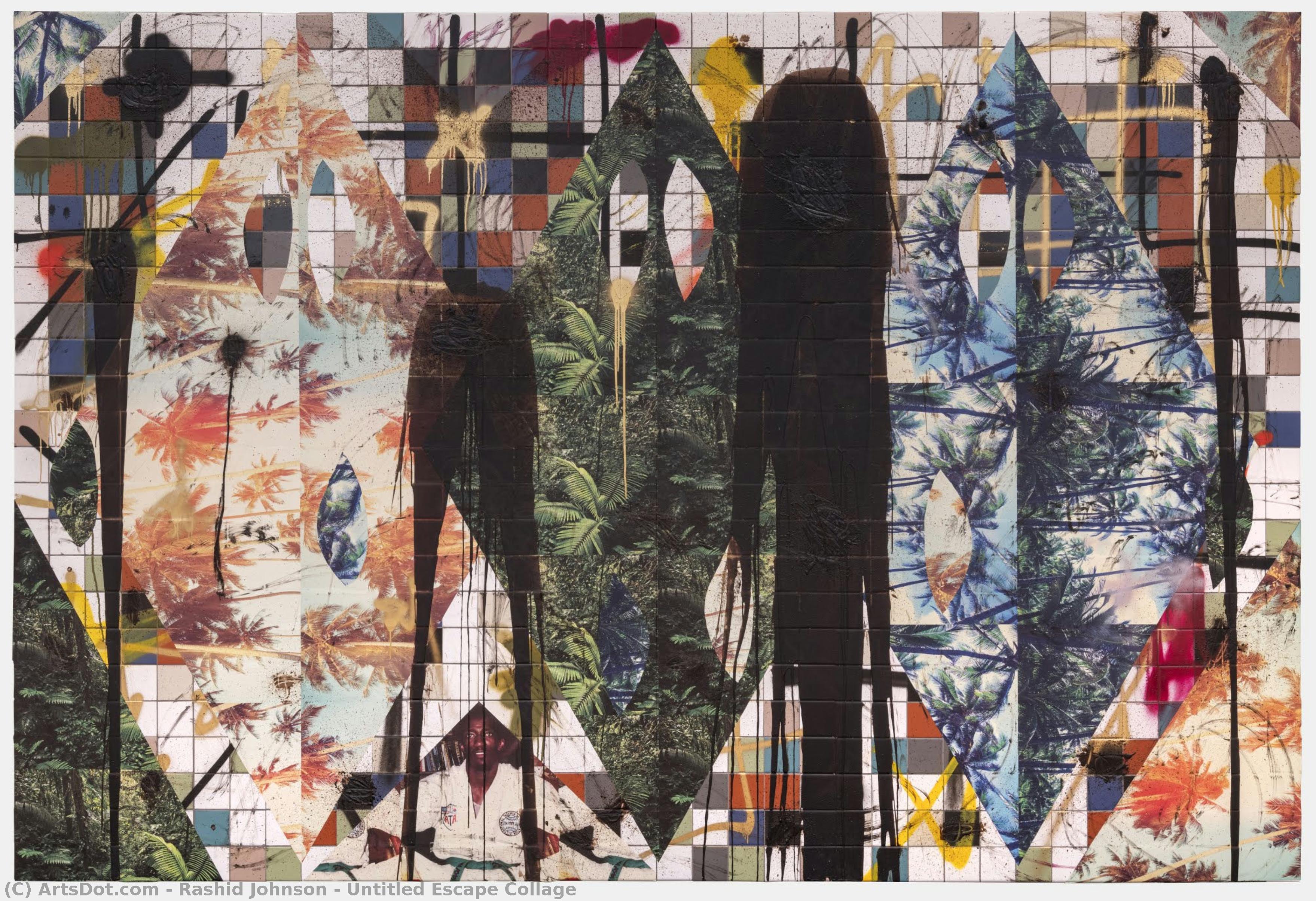Untitled Escape Collage — Rashid Johnson