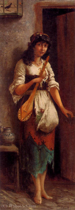 An Italian Street Musician — Moritz Stifter