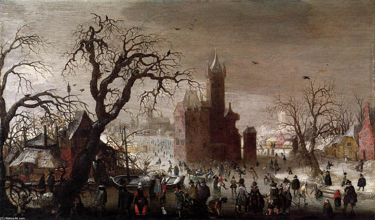 Winter Landscape — Christoffel Van Den Berghe