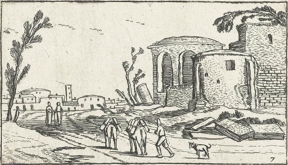 Landscape With Ruins — Esaias Van De Velde