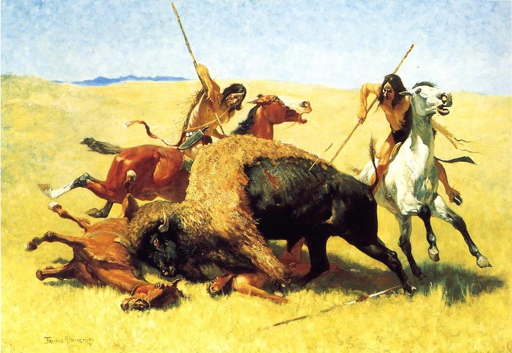 The Buffalo Hunt — Фредерик Ремер