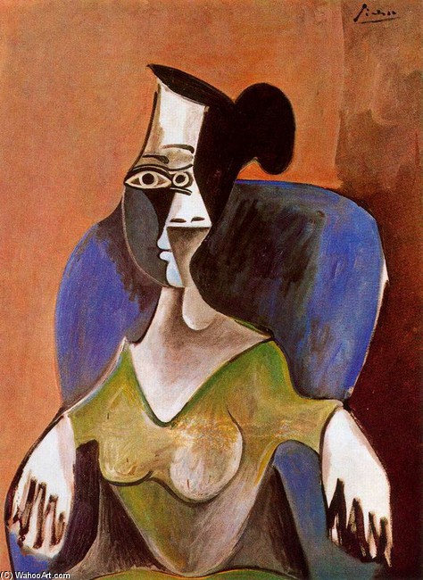 Woman Sitting In An Armchair — Пабло Пикасо