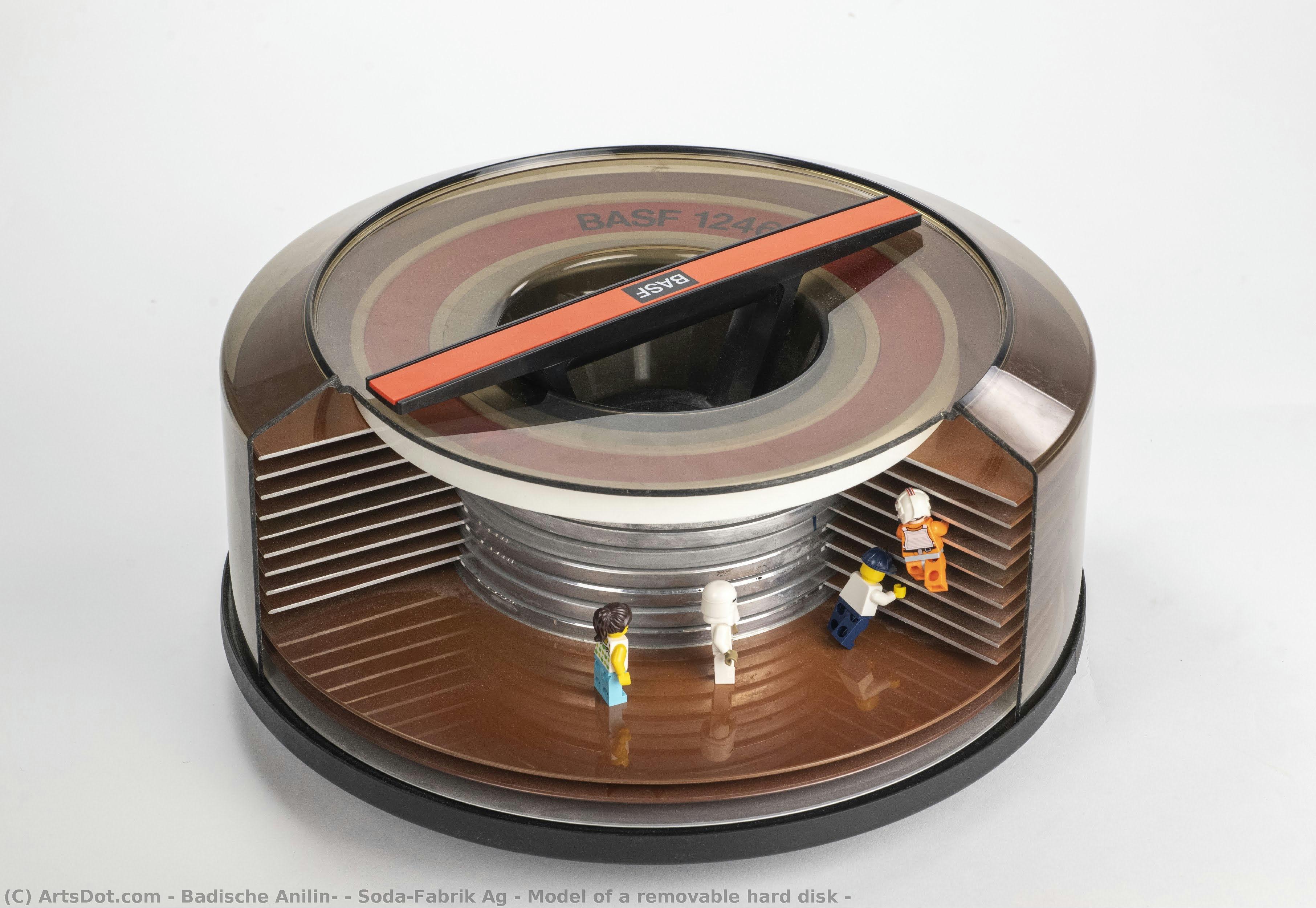 Model Of A Removable Hard Disk — Badische Anilin- & Soda-fabrik Ag