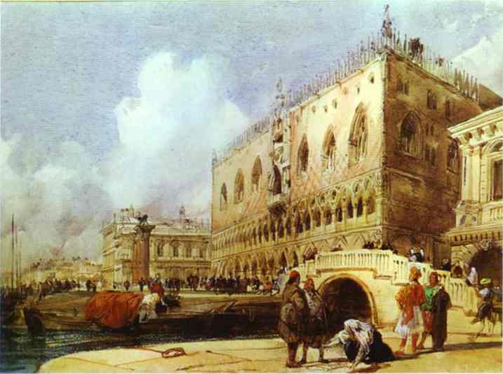 The Doge's Palace, Venice — Richard Parkes Bonington