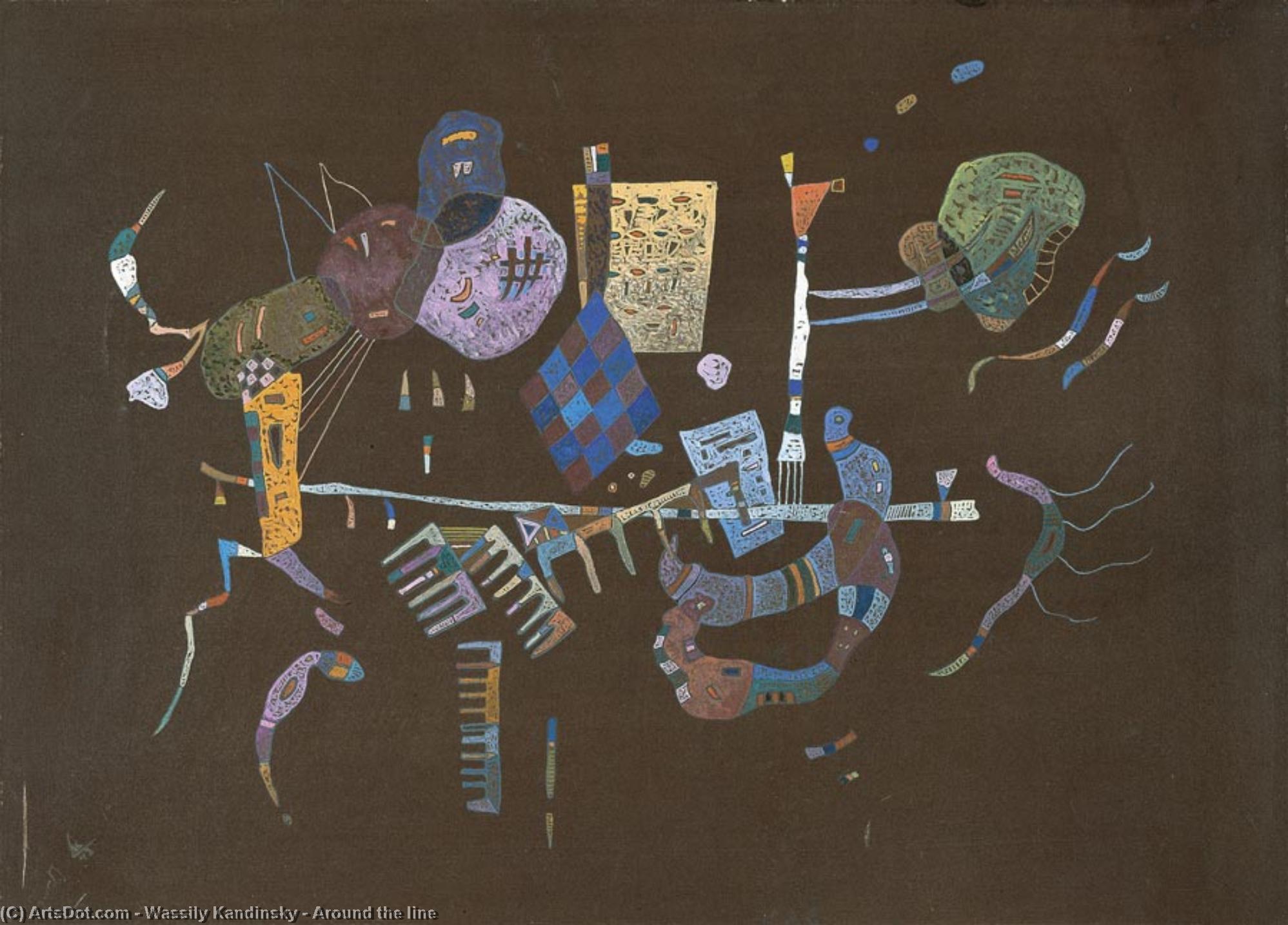 Around The Line — Wassily Wassilyevich Kandinsky
