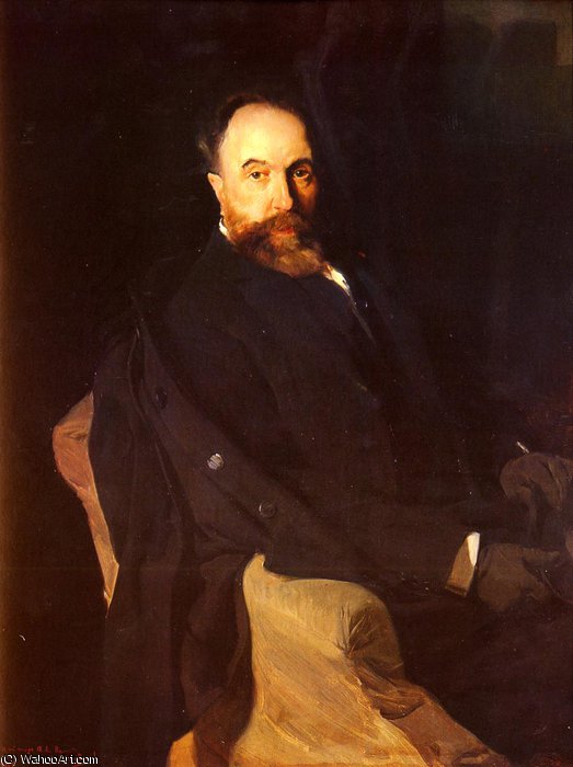 Portrait Of Don Aureliano De Beruete — Joaquin Sorolla