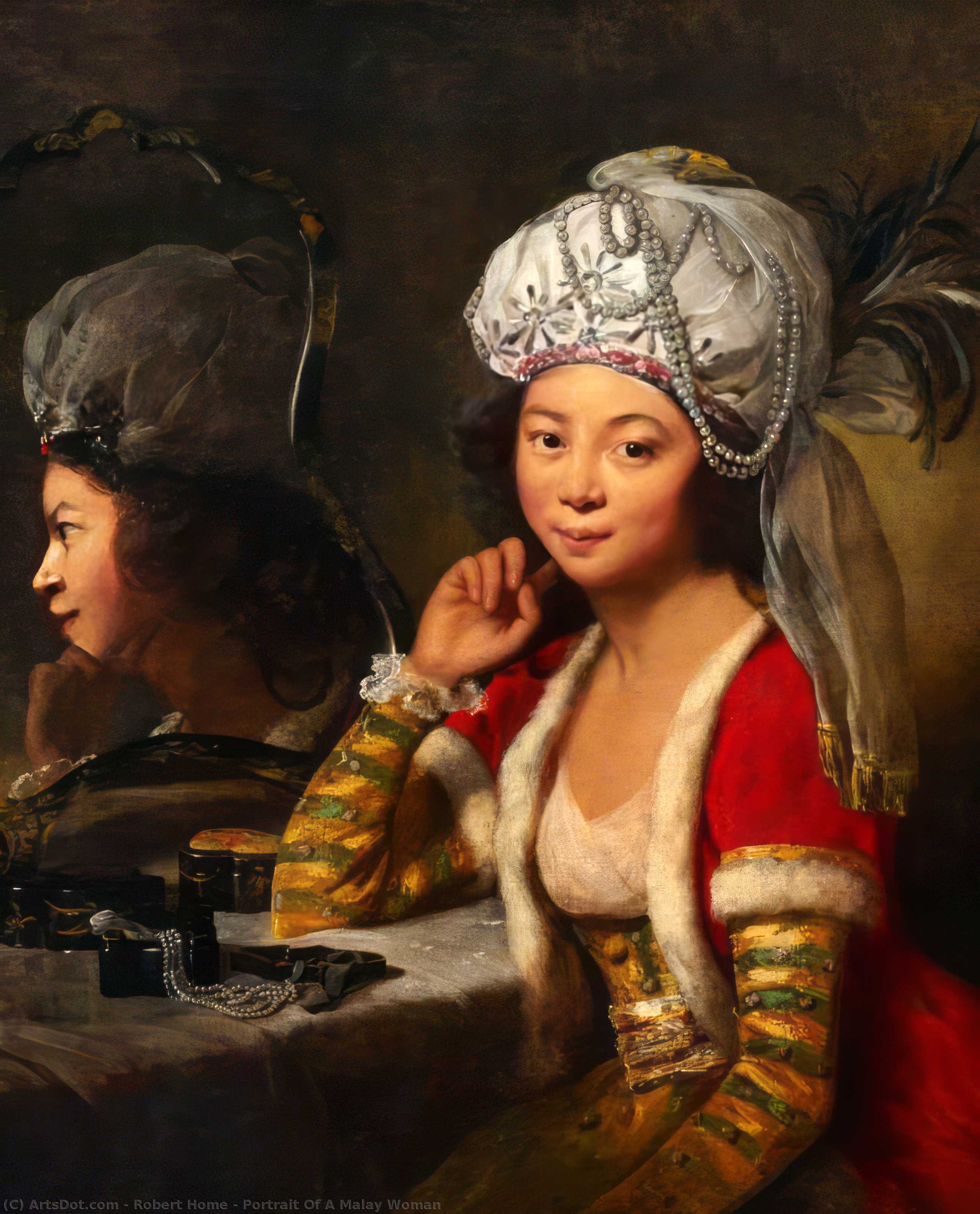 Portrait Of A Malay Woman — Robert Home