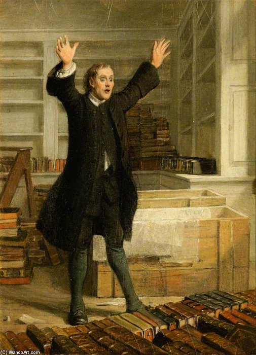 Dominie Sampson — Charles Robert Leslie