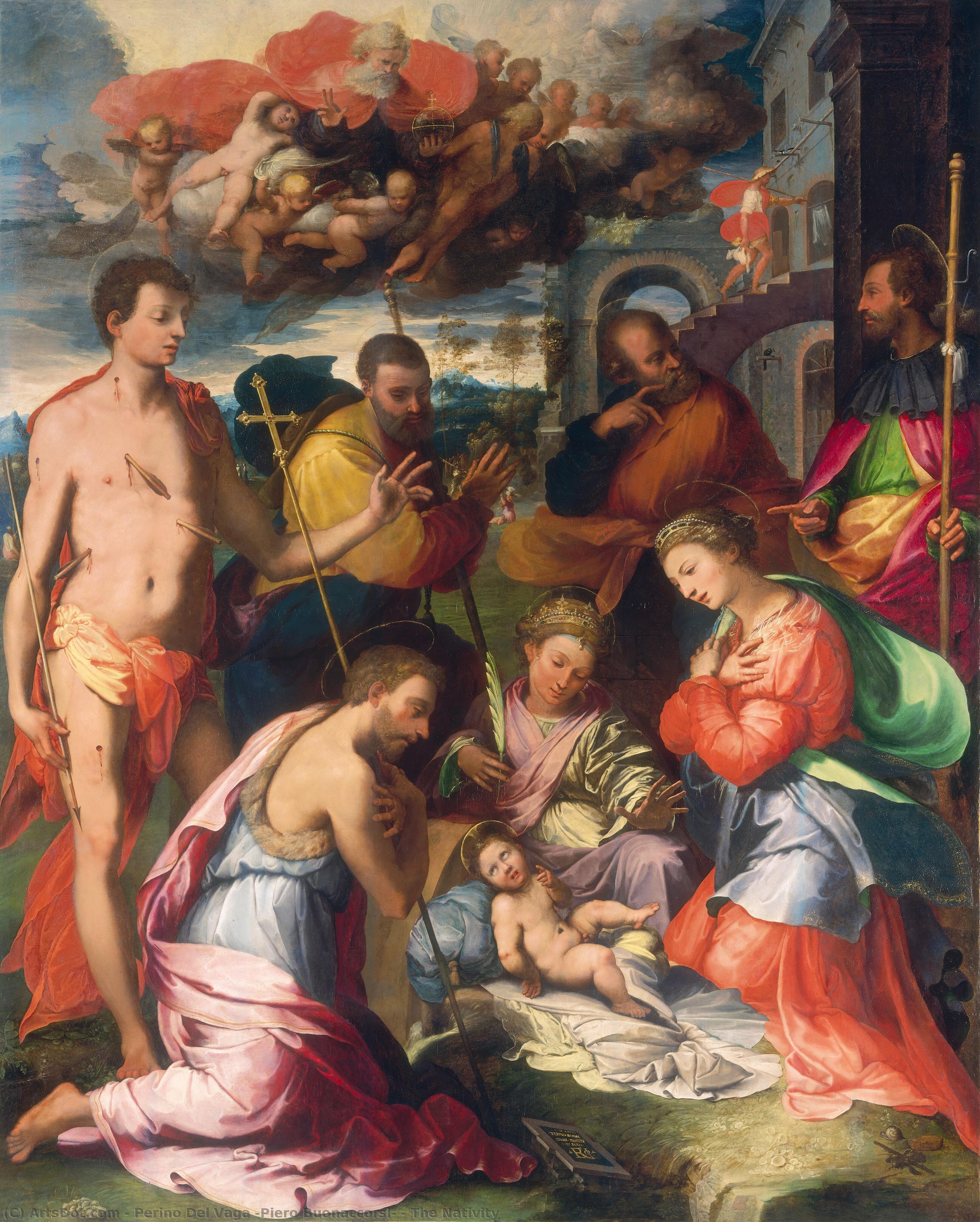 The Nativity — Perino Del Vaga (piero Buonaccorsi)