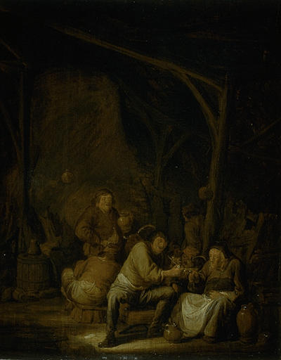 Interieur D'une Grange — Ostade Isaack Van