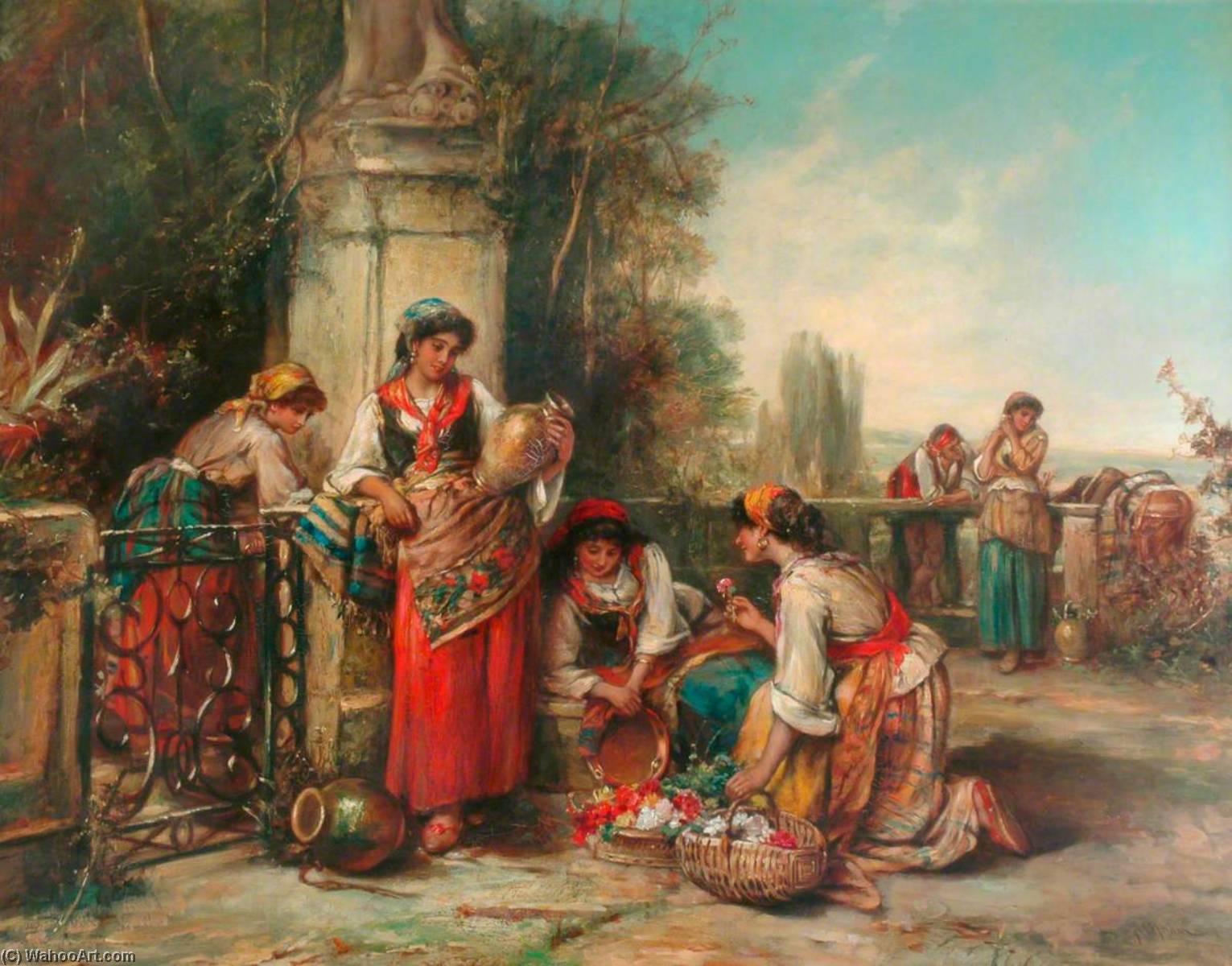 Sicilian Girls — Thomas Kent Pelham
