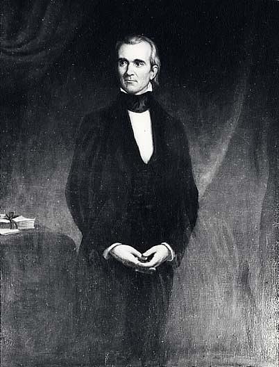 James Knox Polk, (painting) — Џорџ Питер Александер Хили