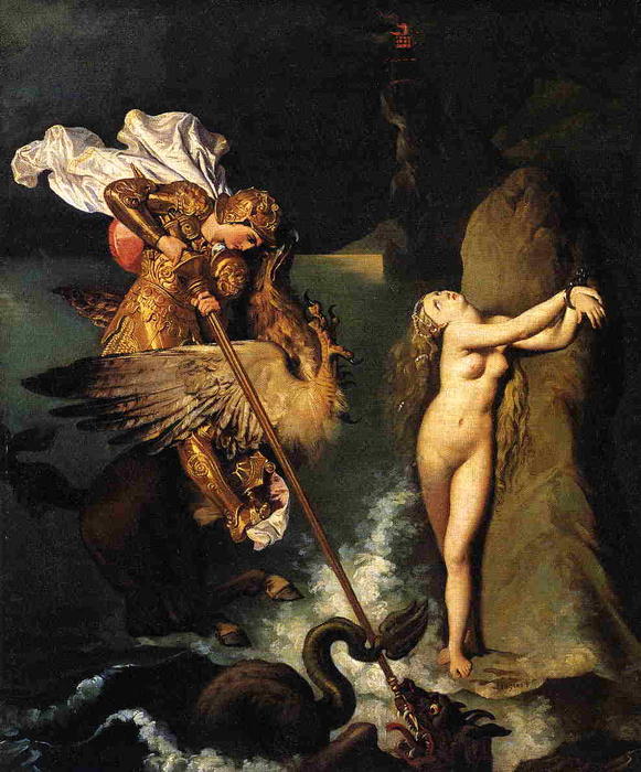 Roger Freeing Angelica — Jean-auguste-dominique Ingres