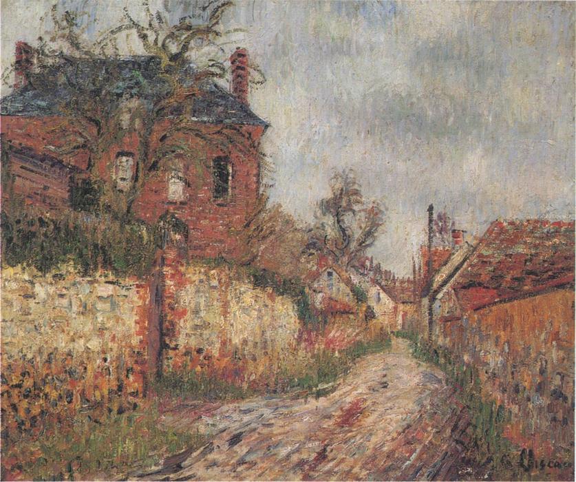 Street In The Village — Gustave Loiseau