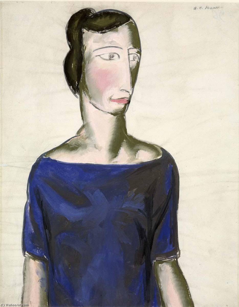 Portrait Of A Girl — Alfred Henry Maurer