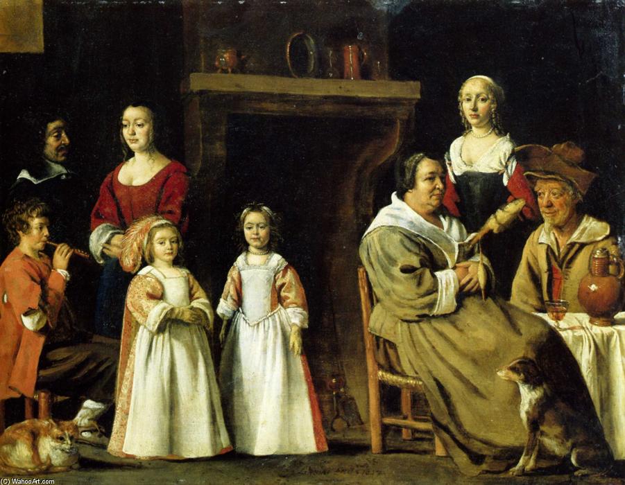 Portrait In An Interior — (brother) Antoine Le Nain