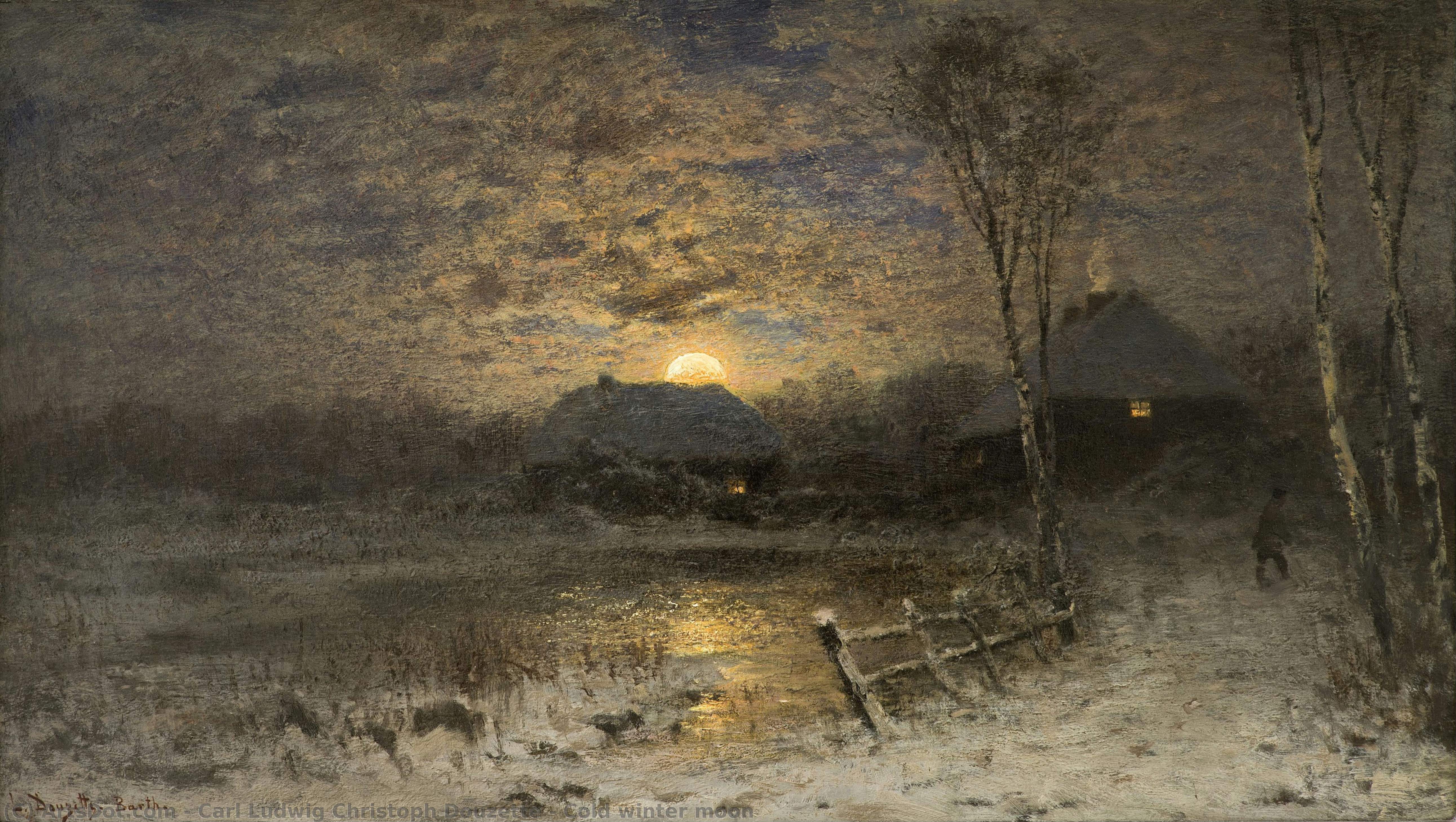 Cold Winter Moon — Carl Ludwig Christoph Douzette