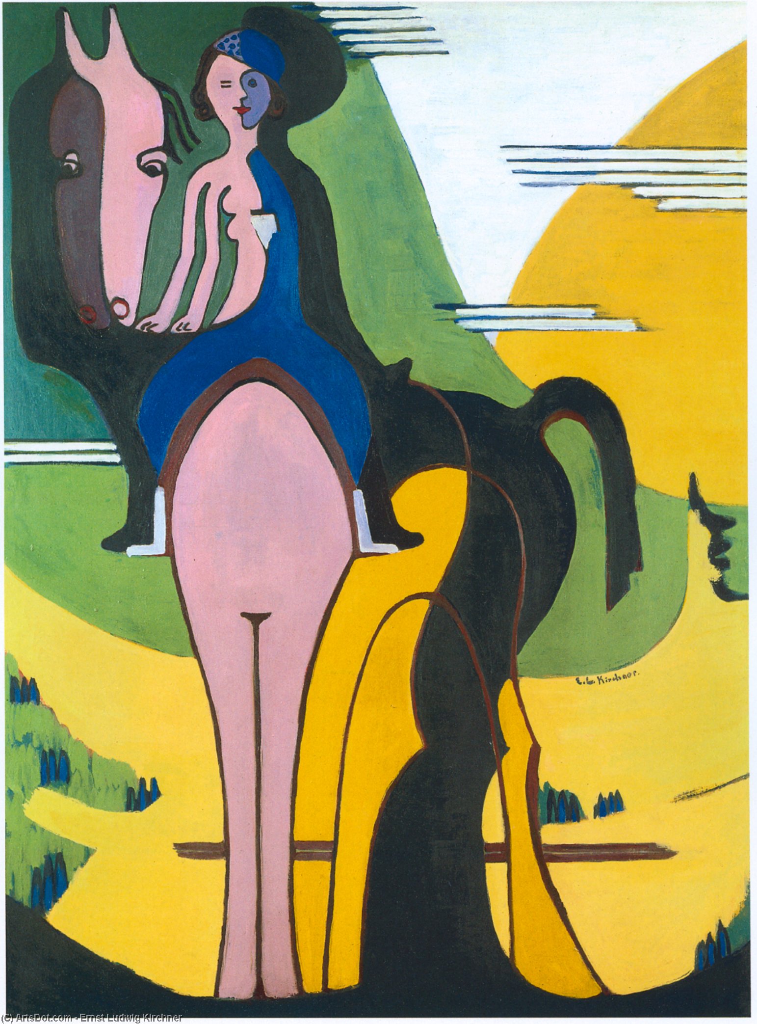Female Rider — Ernst Ludwig Kirchner
