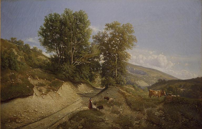 Paysage Aux Environs De Grenoble — Jean Alexis Achard