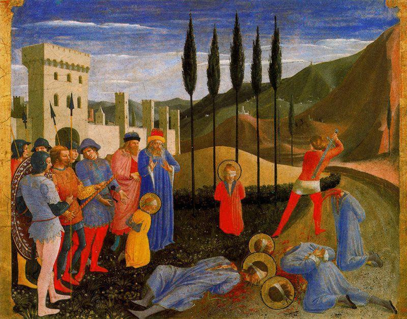 La Decapitación De Cosme Y Damián — Fra Angelico
